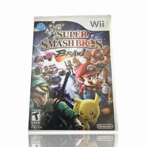 Super Smash Bros. Brawl Nintendo Wii Complete w/ Case & Manual Multiplayer